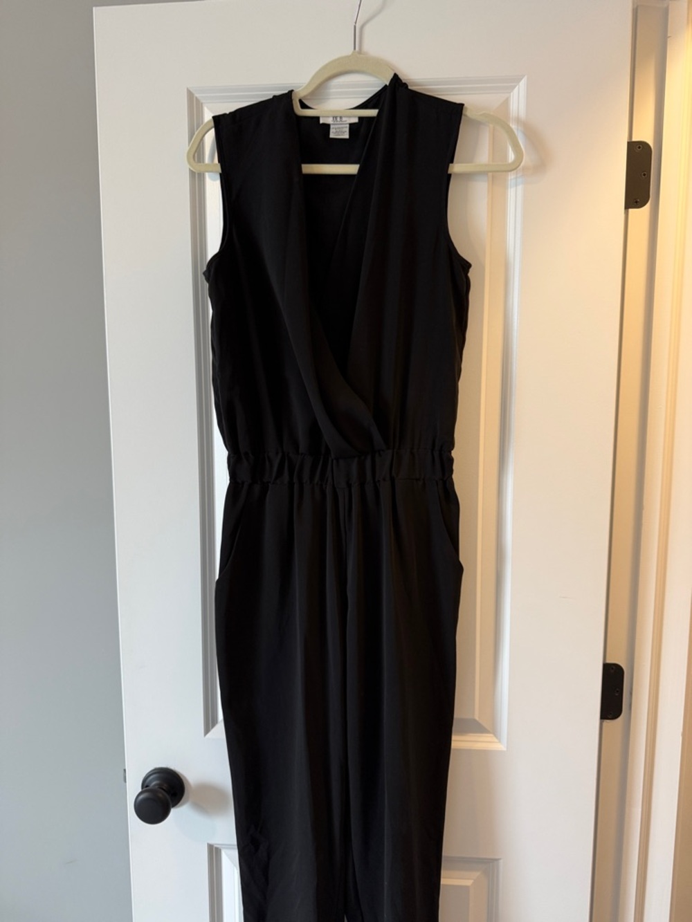 Sleeveless Black V-Neck Women’s Dress